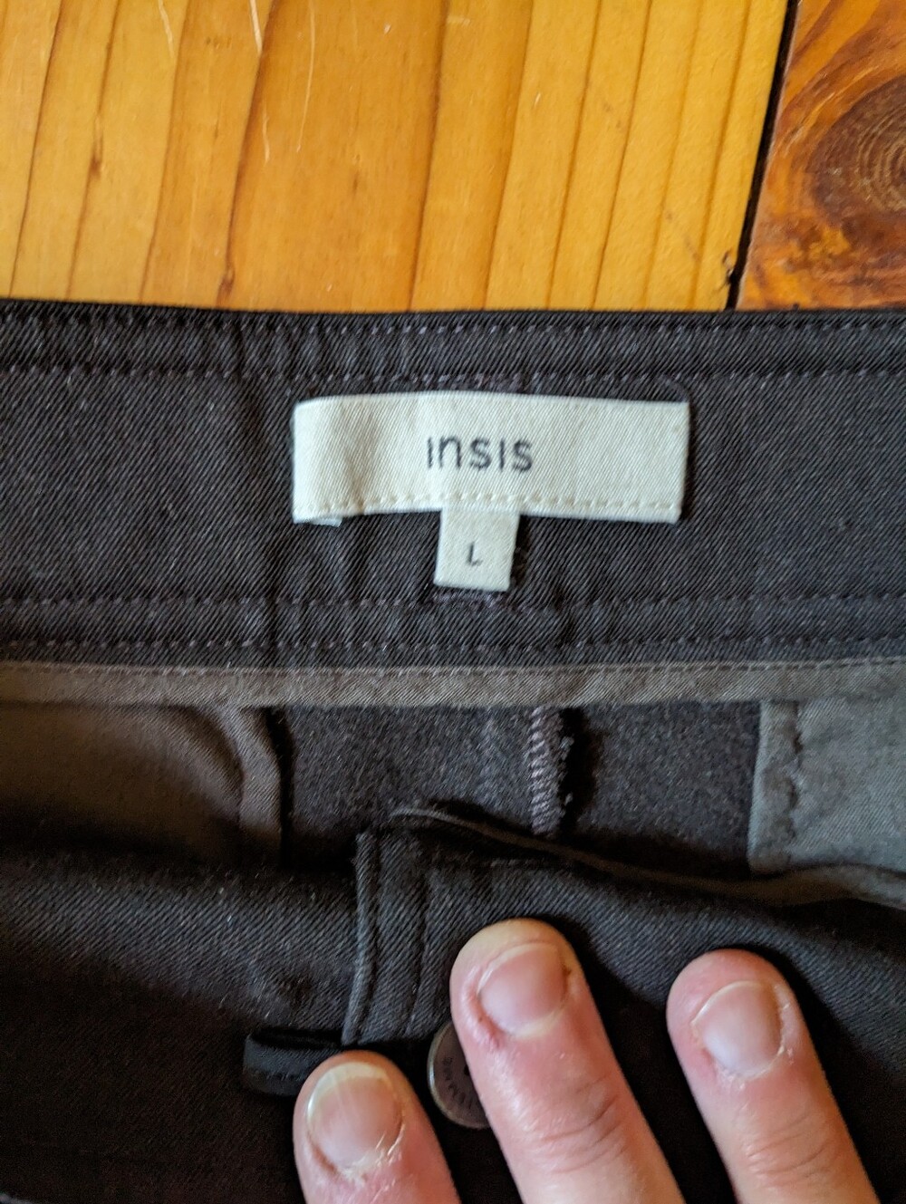 INSIS Femme Asymmetric Wide-Leg Pants Size 8 Raw Umber (deep brown) - Picture 6 of 6